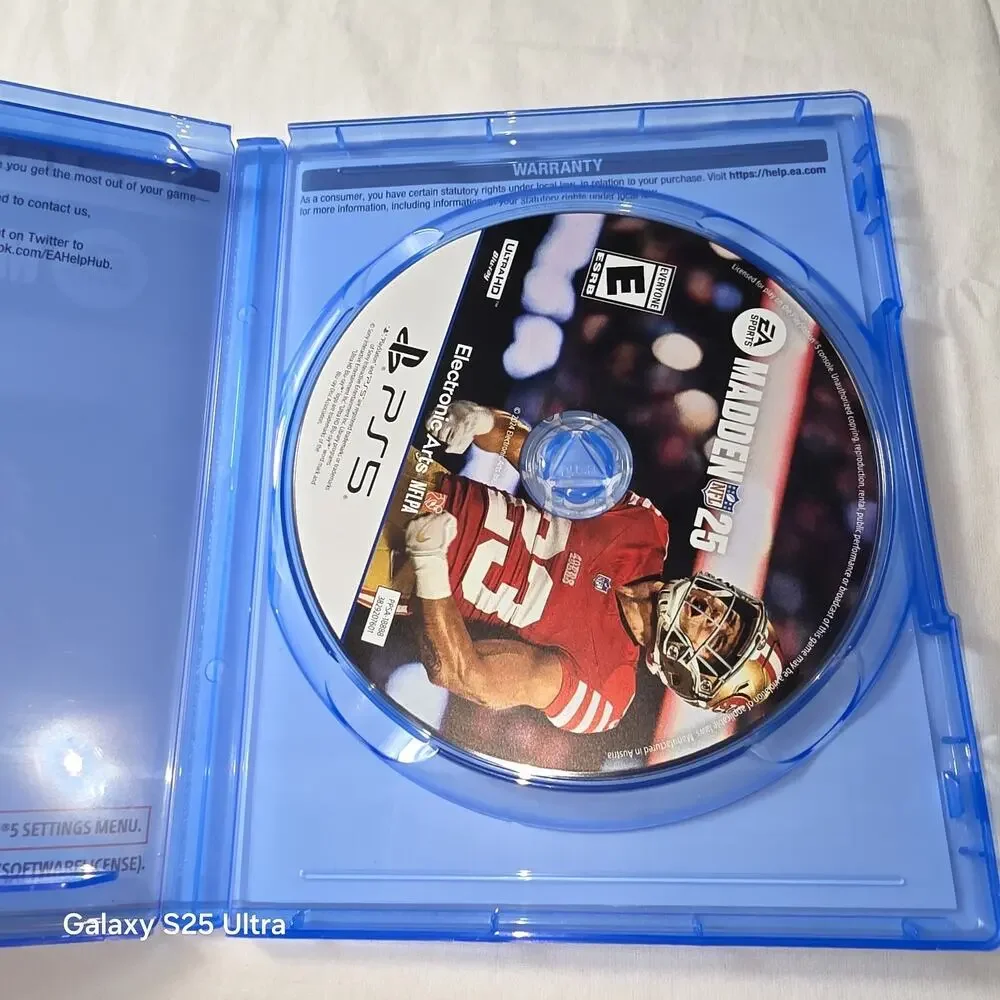PS5 Madden‎ NFL 25 video Game Opened But Never Used EA Sports